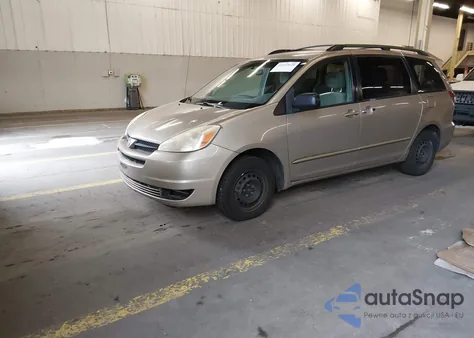 2005 Toyota Sienna Le z USA, uszkodzony, nr VIN 5TDZA23C25S347887